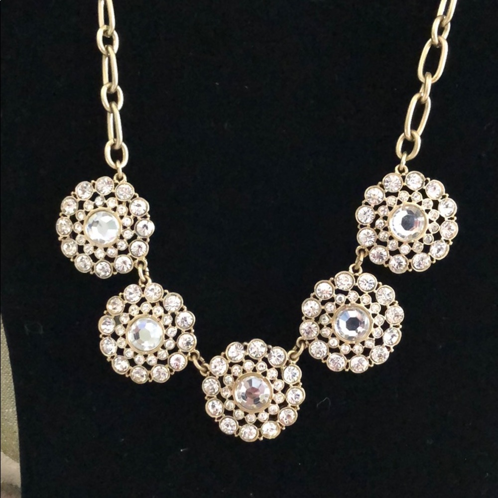J Crew faux gold necklace NWT
